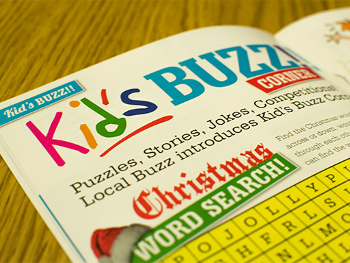 Kid's magazine graphic design